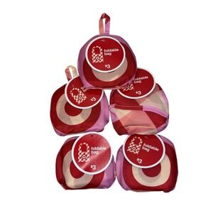 Target Reusable Foldable Totes - 5 pack Bundle - NWT